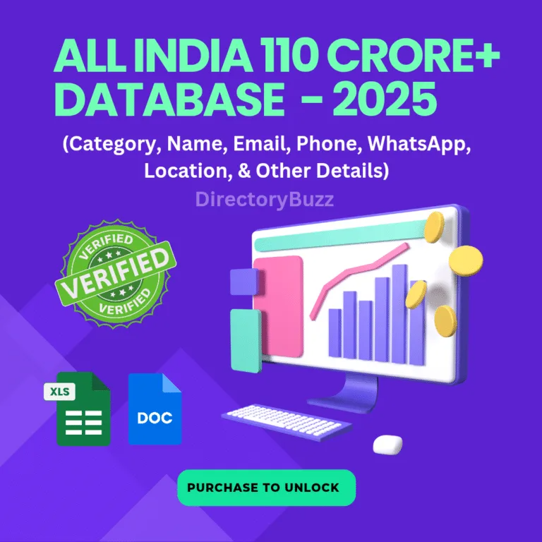 All India Verified Leads Database 2025 (110Cr+ Data - ₹99) - Image 2