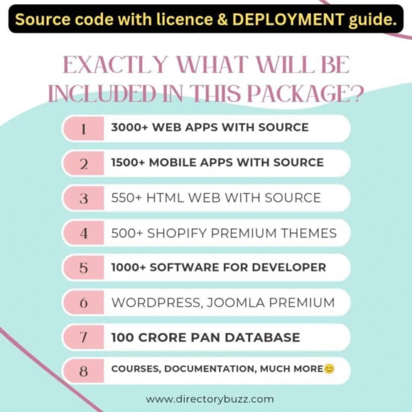 3500+ Premium Manually Tested Web Applications Bundle UPDATED 2025 - Image 4